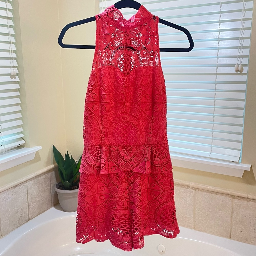 Pink Free People Romper